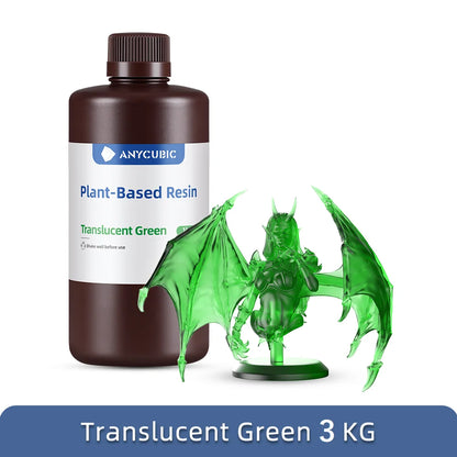 ANYCUBIC Water wash resin Tough Plant UV Resin For LCD 3D Printer 405nm Liquid Photopolymer Sensitive Resin 3D Printing Material