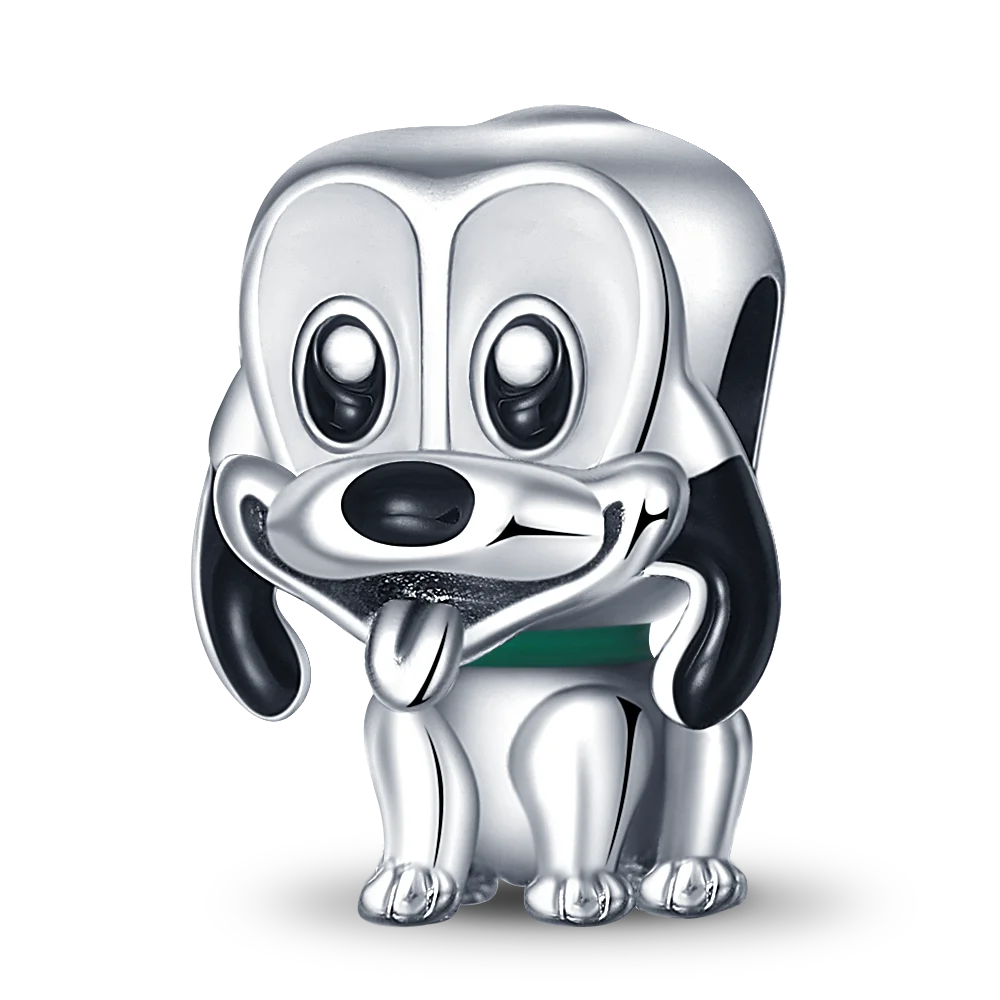 Nuevo colgante de plata de ley 925 con forma de cabeza de lobo y Dumbo para mujer, ideal para pulseras Pandora, collares y joyería fina DIY.