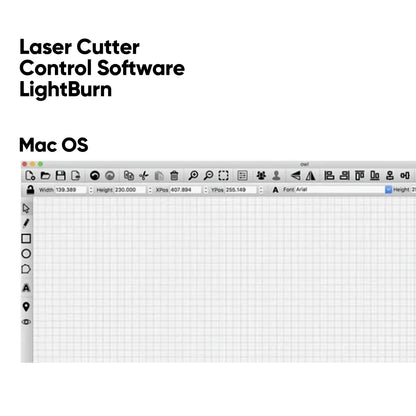 Software de control de clave de licencia Gcode de LightBurn para máquinas de corte y grabado láser. Compatible con todas las marcas de máquinas de grabado, Mac y Windows.