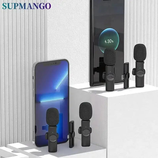 X11 Professionelles kabelloses Lavalier-Mikrofon für iPhone, iPad, Laptop, Android, Live-Gaming, Videoaufzeichnung, Interview, Business-Mikrofon