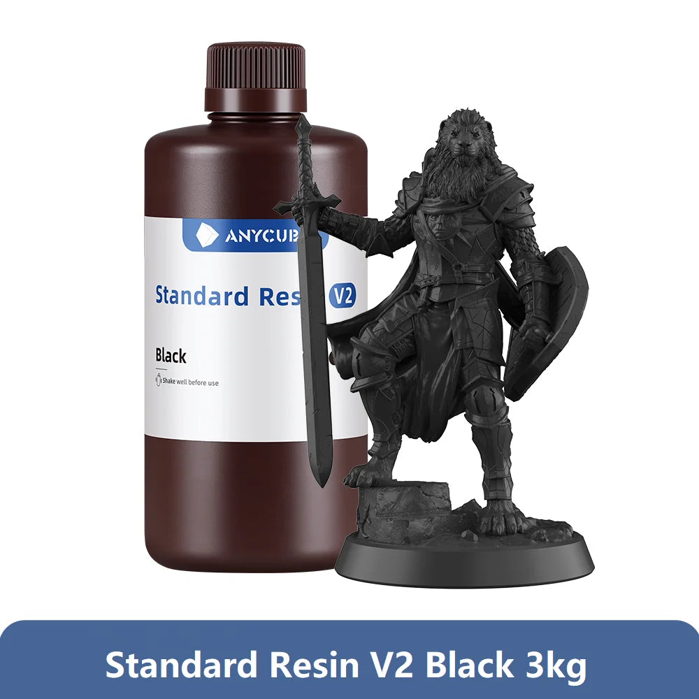 ANYCUBIC Water wash resin Tough Plant UV Resin For LCD 3D Printer 405nm Liquid Photopolymer Sensitive Resin 3D Printing Material