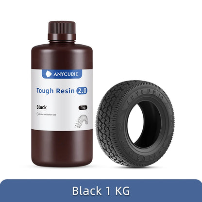 Newest UV Resin ANYCUBIC UV Tough Resin 2.0 Flexible 3D Printing Material For Photon Mono (X)LCD 3D Printer 365-405nm