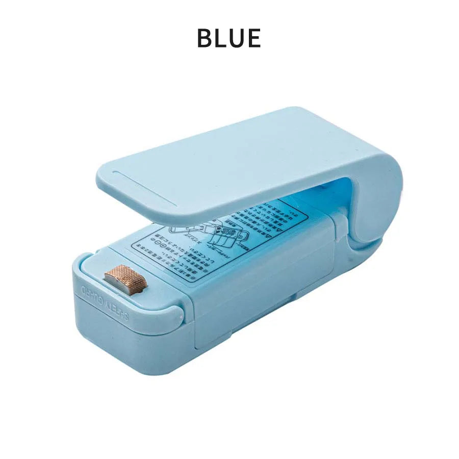 1pc Abs Material Multi-Functional Sealer Aa Battery-Powered Can Seal Potato Chips Instant Noodles And Any Other Plastic Bags