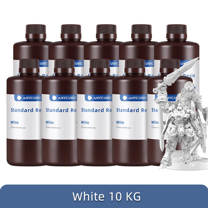 ANYCUBIC 5KG/10KG 405nm UV Standard Resin/ Standard Resin V2 For Photon 3D Printer Mono 2 Printing Material UV Sensitive Liquid