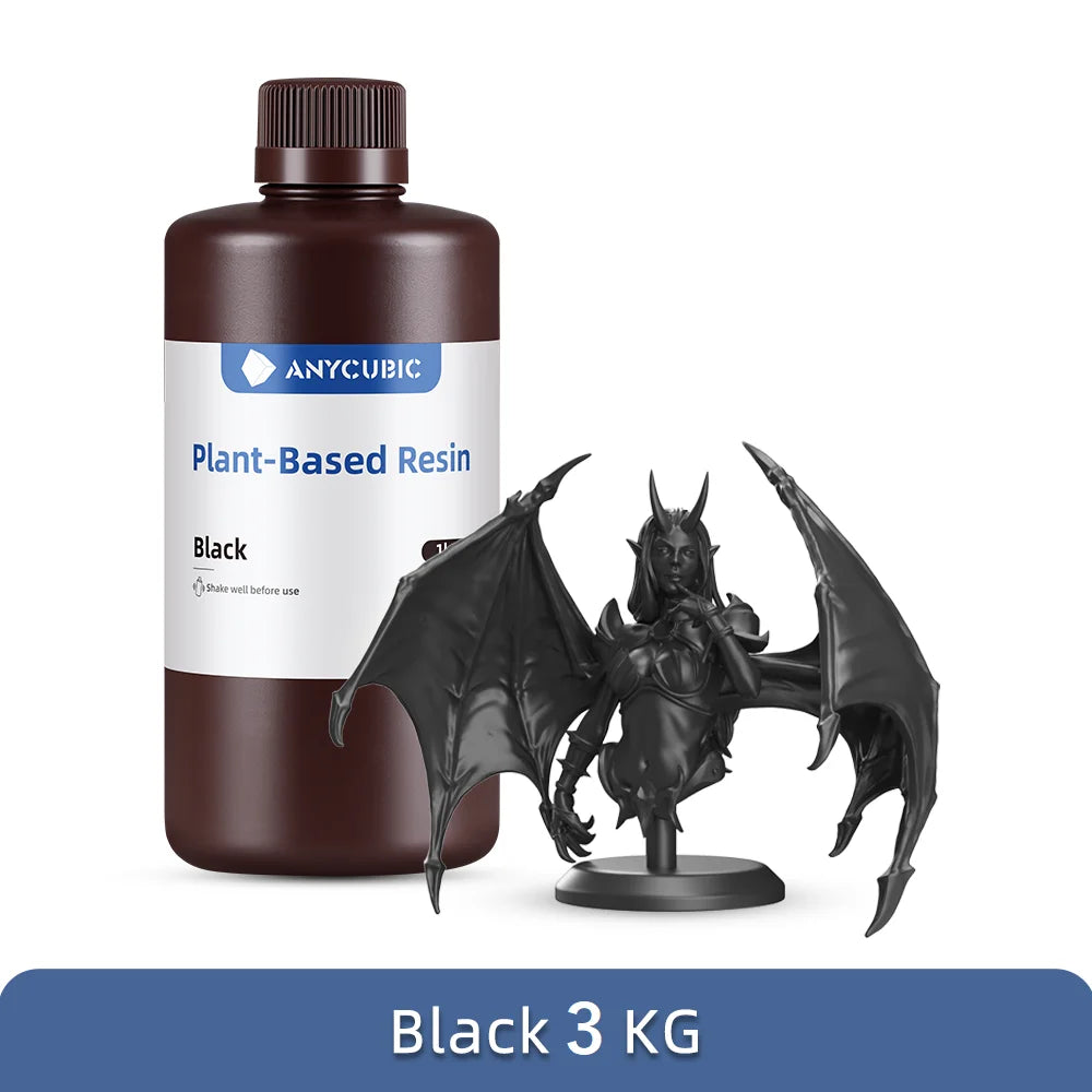 ANYCUBIC Water wash resin Tough Plant UV Resin For LCD 3D Printer 405nm Liquid Photopolymer Sensitive Resin 3D Printing Material