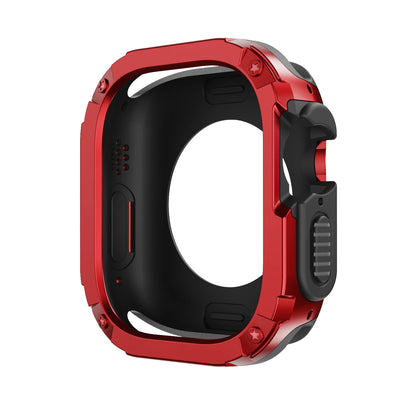 2 In 1 Case for Apple Watch 41mm 45mm 40mm 44mm 49mm TPU + PC Shockproof Protector Bumper for Iwatch Series Ultra 8 7 6 5 4 3 SE
