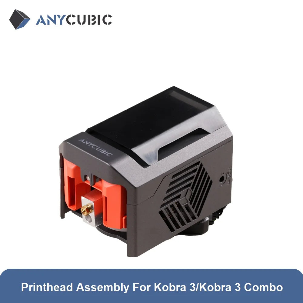 ANYCUBIC FDM 3D Printer Original Printhead Assembly Accessory for ANYCUBIC Kobra 3 /Kobra 3 Combo FDM 3D Printer