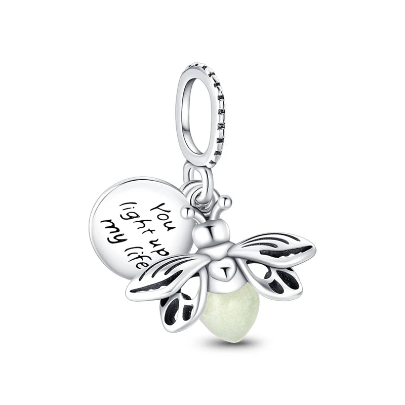 Gran oferta 2024, nuevo dije de colección Ocean en color plata, cuentas de luciérnaga, compatible con pulsera Pandora, colgante DIY, joyería para mujer