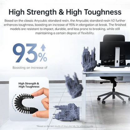 ANYCUBIC 405nm UV Standard Resin / Standard Resin V2 For Photon 3D Printer Mono X Printing Material LCD UV Sensitive Normal 1kg