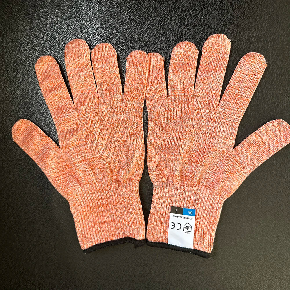 Guantes de seguridad anticorte HPPE de nivel 5 de alta resistencia para uso industrial, cocina, jardinería, antiarañazos, anticortes, corte de vidrio, multiusos.