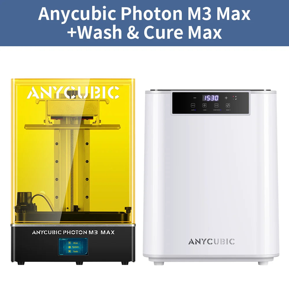 ANYCUBIC Photon M3 Max LCD 3D Printer 13" 7K Monochrome Screen High Resolution 3D Printing With Auto Resin Filler