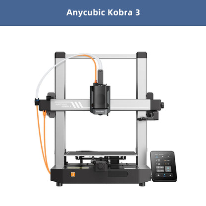 ANYCUBIC Kobra 3 Combo Multi-Color FDM 3D Printer With Max 600mm/s Printing Speed Build Size 250x250x260mm Print in 4 to 8 Color