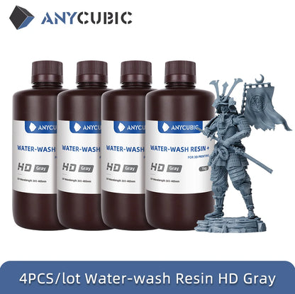 ANYCUBIC Newest HD gray resin 405nm UV Resin For Photon 3D Printer High Precision UV Photopolymer Resin