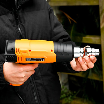 DEKO DKHG06 2000W Heat Gun 2 Temperature Adjustment 3 Accessories Advanced Electric Hot Air Gun Electric Tools