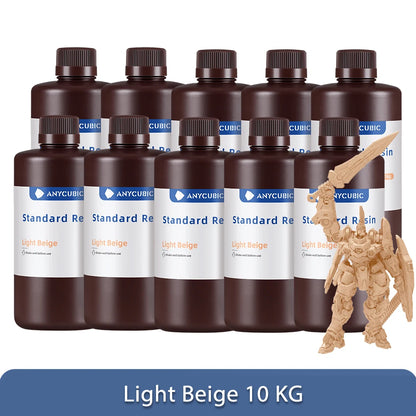 ANYCUBIC 5KG/10KG 405nm UV Standard Resin/ Standard Resin V2 For Photon 3D Printer Mono 2 Printing Material UV Sensitive Liquid