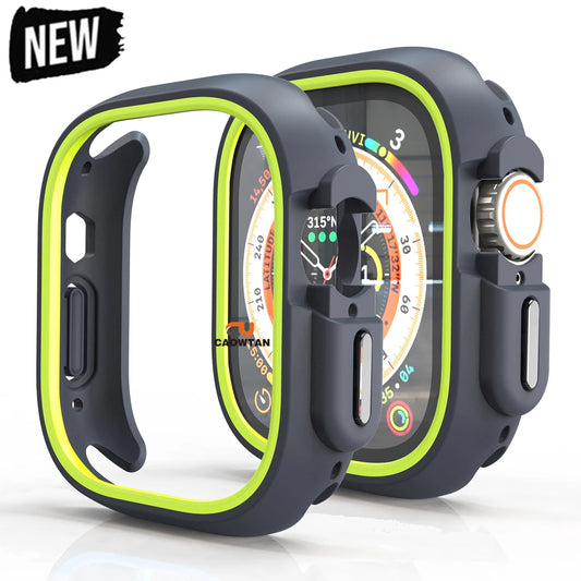 For Apple Watch Ultra 49mm 44mm 45mm TPU Protective Case Silicone Bumper Cases Cover Shell For iWatch Series 8 7 6 se 5 4