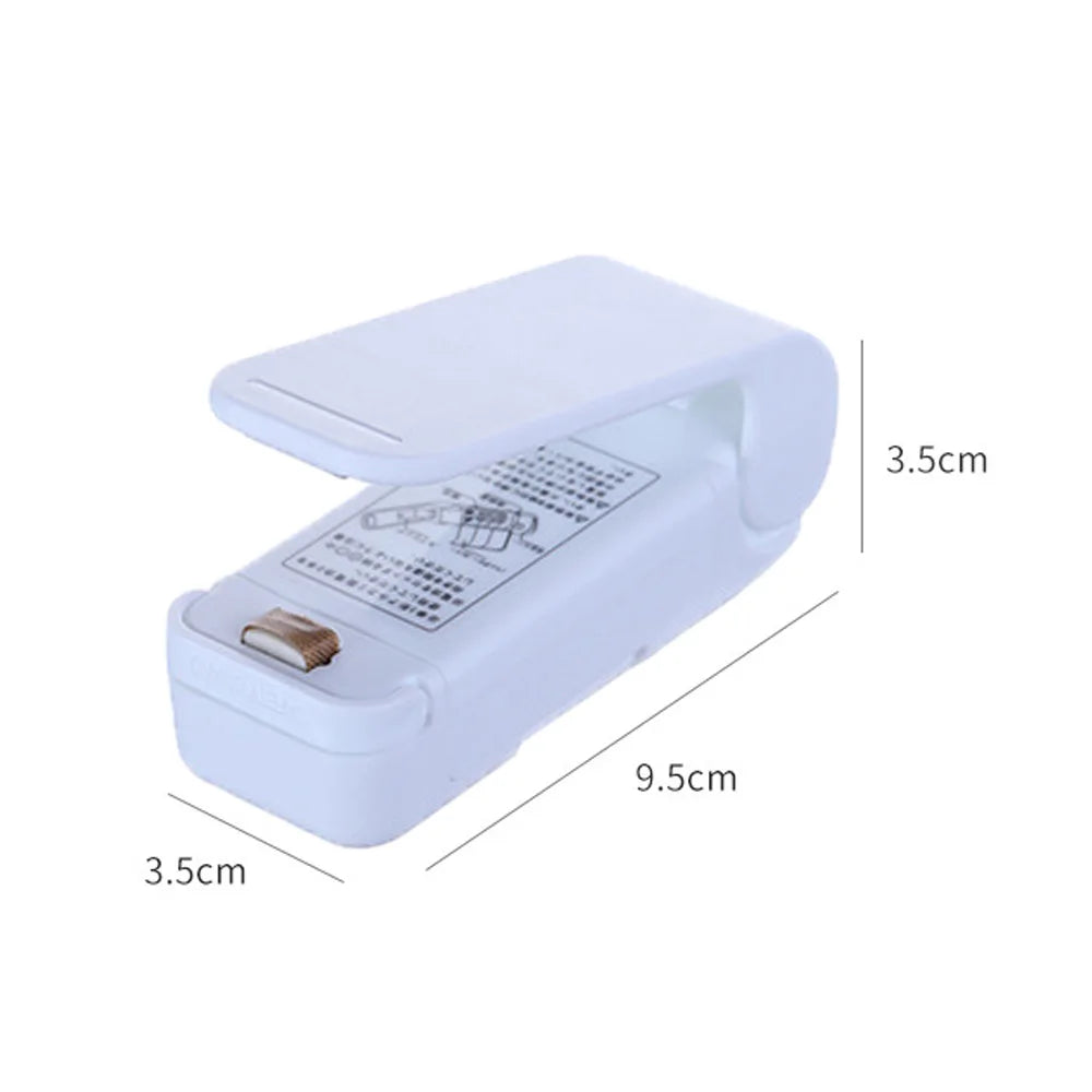 1pc Mini Heat Bag Sealing Machine Package Sealer Bags Thermal Plastic Food Bag Closure Portable Sealer Kitchen Accessories