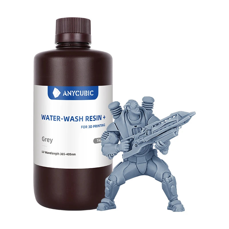ANYCUBIC 4pcs/lot 405nm Water Washable Resin For LCD 3D Printer Liquid Photopolymer Resin 3D Printing Material