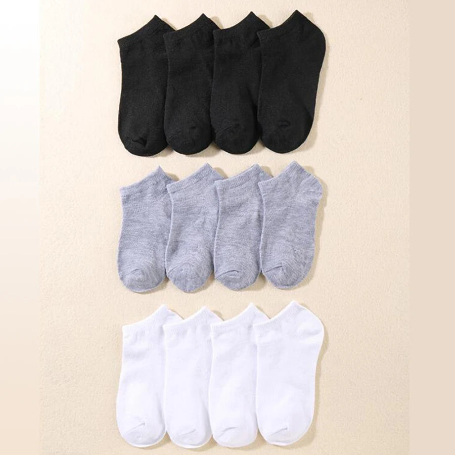 Calcetines náuticos para hombre, transpirables, absorbentes del sudor, de color sólido, de alta calidad, para negocios, 10/40 pares
