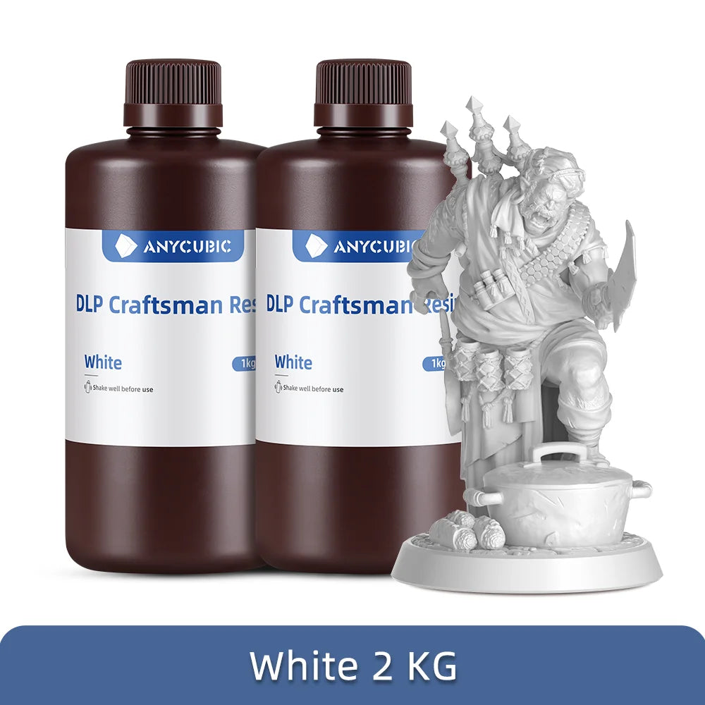 ANYCUBIC DLP Craftsman Resin DLP Exclusive Resins Long Shelf Life High Accuracy 3D Printing Material Developed For Photon Ultra