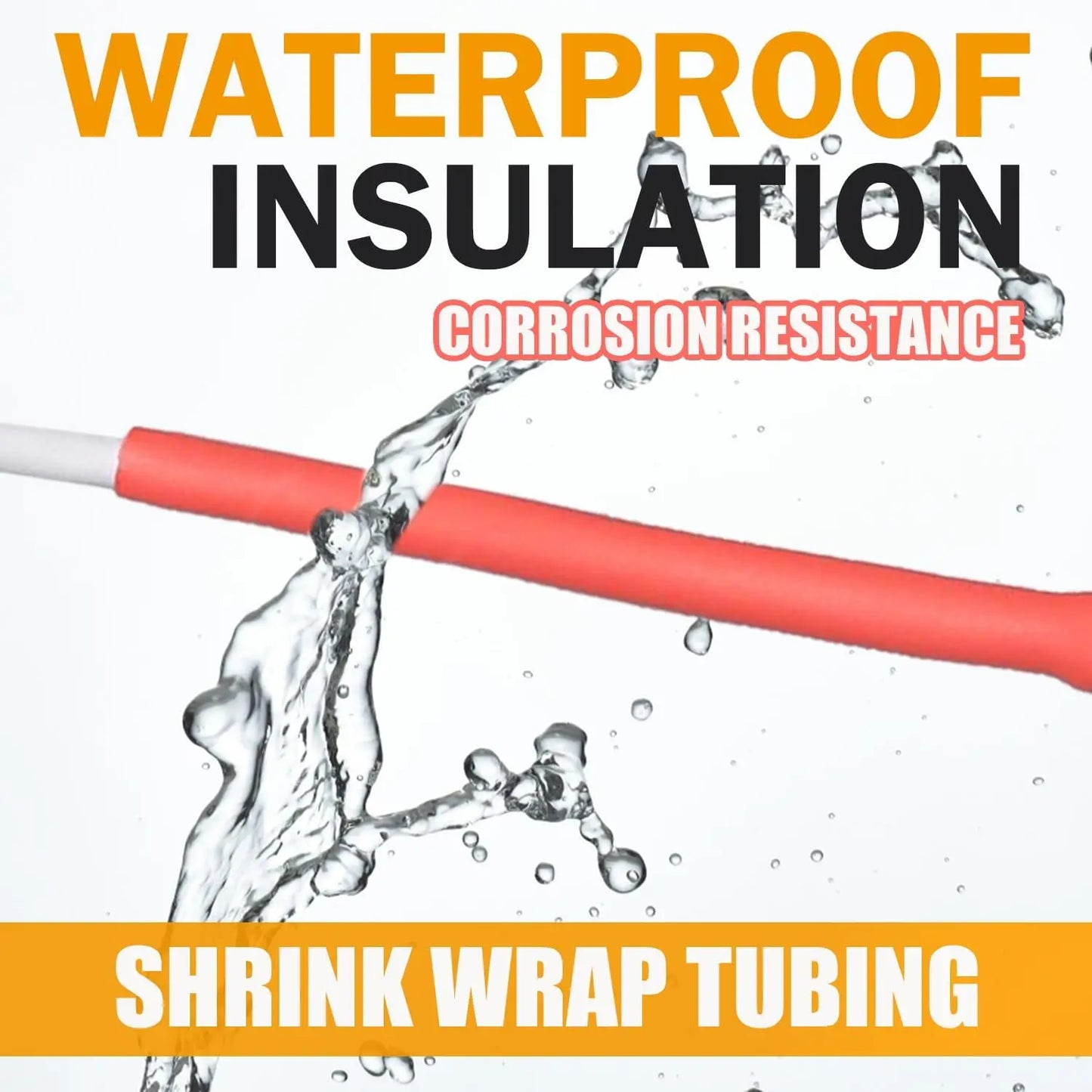 164/328/530pcs Heat Shrink Tubing Waterproof Electrical Wire Cable Wrap Assortment Electric Insulation Heat Shrink Tube Kit