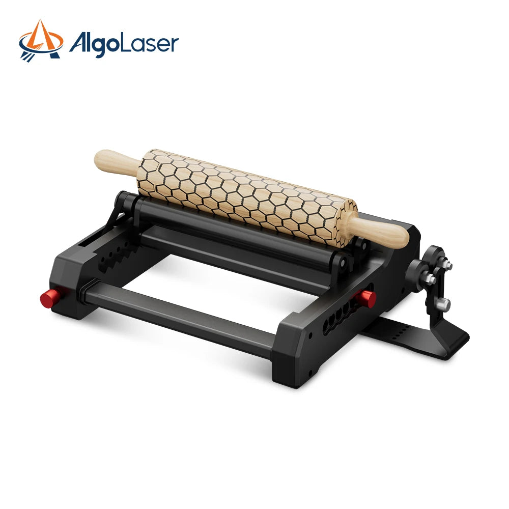 Algolaser Laser Rotary Roller Laser Engraver Y-axis Roller 360° Rotating for 6-150mm Engraving Diameter for Cylindrical Objects