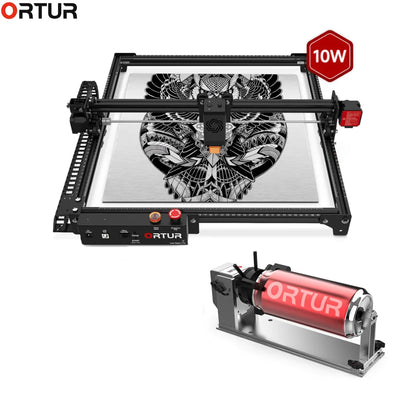 AlgoLaser DIY Kit Laser Master 2 Laser Engraver 10W Output Power Laser Cutter and Engraver Machine for Wood and Metal 40x40cm