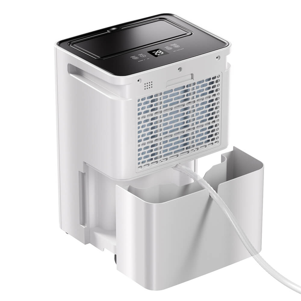 Solayce PD12R-02EE Dehumidifier 12L/24h, 3.2L Large Water Tank, Digital Humidity Display, Coverage Area 35㎡(376 sq. ft), 24H Timer, Ideal for Laundry Drying, Bedroom, Basement, Garage &amp; Kitchen