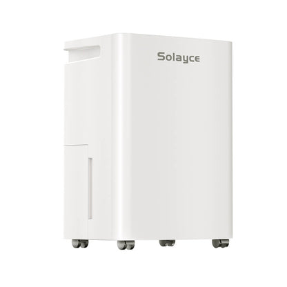 Solayce PD16R-02EE Dehumidifier 16L/24h, 3.2L Large Water Tank, Digital Humidity Display, Coverage Area 50㎡(538 sq. ft), 24H Timer, Ideal for Laundry Drying, Bedroom, Basement, Garage &amp; Kitchen