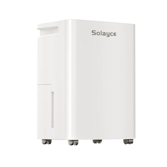 Solayce PD16R-02EE Dehumidifier 16L/24h, 3.2L Large Water Tank, Digital Humidity Display, Coverage Area 50㎡(538 sq. ft), 24H Timer, Ideal for Laundry Drying, Bedroom, Basement, Garage &amp; Kitchen