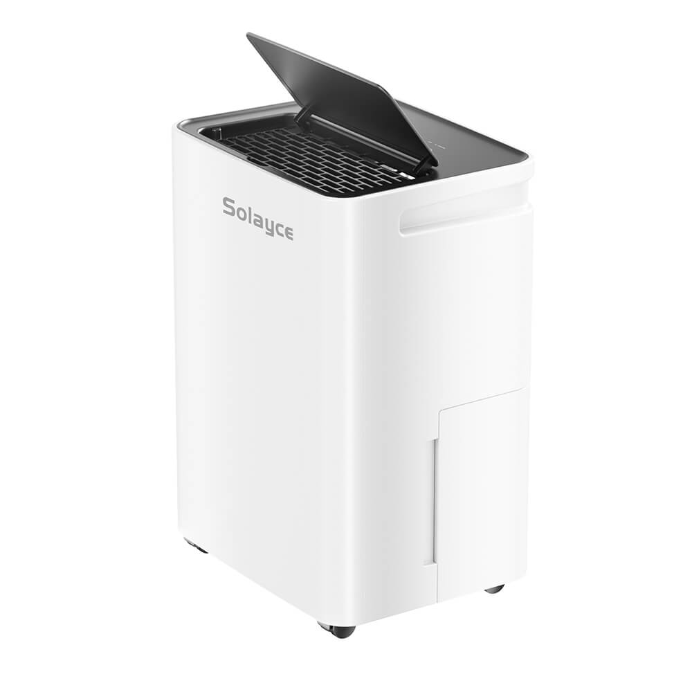 Solayce PD16R-02EE Dehumidifier 16L/24h, 3.2L Large Water Tank, Digital Humidity Display, Coverage Area 50㎡(538 sq. ft), 24H Timer, Ideal for Laundry Drying, Bedroom, Basement, Garage &amp; Kitchen