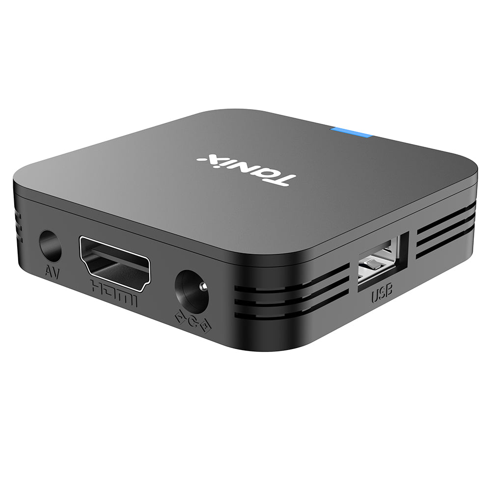 TANIX TX1 Mini TV Box, Android 10, Allwinner H313, Built-in WiFi, 1GB RAM 8GB ROM, Support 4K Decoding, 1*AV 1*HDMI 1*USB 2.0