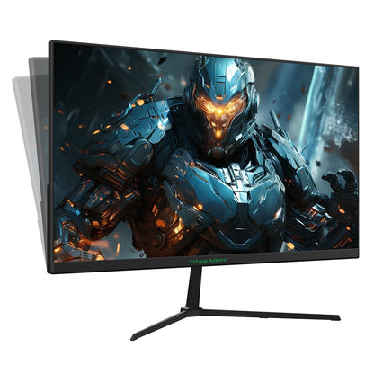 TITAN ARMY P24H2P Gaming Monitor, 24-Inch IPS Panel, 100Hz Refresh, 1920x1080 FHD Resolution, 99% sRGB, Adaptive Sync, Intelligent DCR Optimization, Low-blue Light, 1*HDMI1.4 1*VGA 1*Audio, Tilt Adjustment VESA Mount