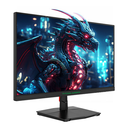 TITAN ARMY P2510H Gaming Monitor, 24.5'' HVA Fast LCD Panel, 1920*1080, 240Hz Refresh Rate, 1ms GTG, HDR10, 99%sRGB, Adaptive-Sync, Dynamic OD, Ultra-Fast Game Mode, 10 Scene Modes, PBP &amp; PIP Split-screen Display, Low Blue Light, VESA Wall Mounting