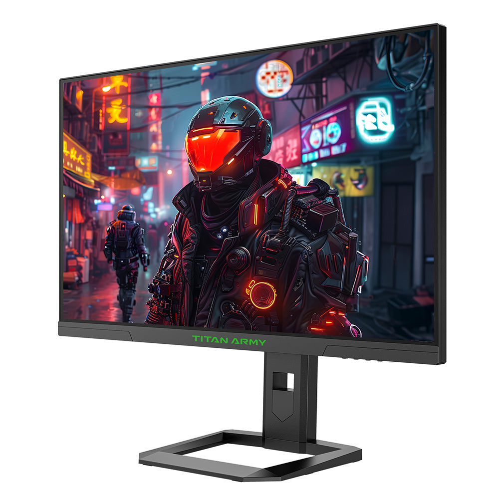 TITAN ARMY P2710S Gaming Monitor, 27-inch 2560*1440 16:9 Fast IPS LCD Screen, 240Hz Refresh Rate, 1ms GTG, HDR 400, Adaptive-Sync, Dynamic OD, Game Mode &amp; 10 scenario Modes, PBP &amp; PIP Split-screen Mode, Rotating Stand, Wall Mounting