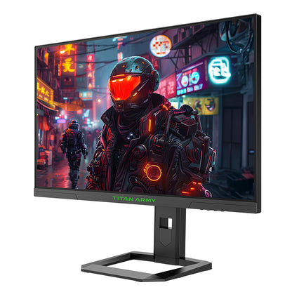 TITAN ARMY P2710S Gaming Monitor, 27-inch 2560*1440 16:9 Fast IPS LCD Screen, 240Hz Refresh Rate, 1ms GTG, HDR 400, Adaptive-Sync, Dynamic OD, Game Mode &amp; 10 scenario Modes, PBP &amp; PIP Split-screen Mode, Rotating Stand, Wall Mounting