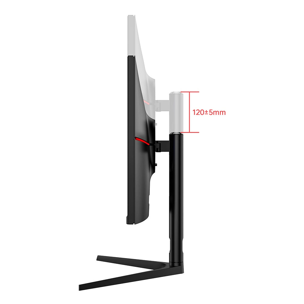 TITAN ARMY P27A2R 27-Inch Gaming Monitor, Fast IPS 180Hz Adaptive Sync, 2560*1440 QHD, 1ms GTG, 95% DCI-P3, Support FPS/RTS Gaming Mode, Low Blue, 2*HDMI 2.0 2*DP 1.4 1*Audio, Adjustable Height VESA Mount