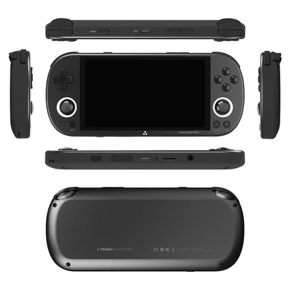 TRIMUI Smart Pro Game Console with 256GB TF Card, 13729 Games, 4.96in 720P IPS Screen, Linux OS, 1GB RAM/8GB Storage, 5 Hours Playtime - Black