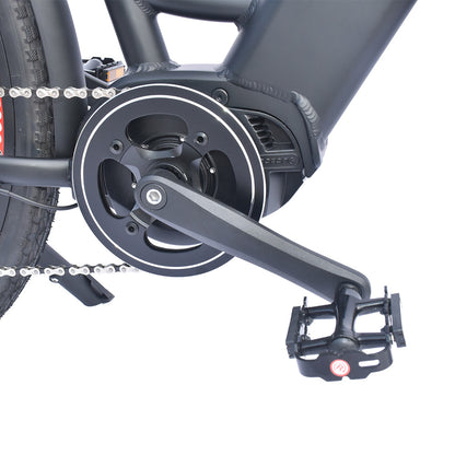 TTGO LK-ZZ-28ST Electric Bike, 250W Motor, 36V 20AH Battery, 700C*45C Tires, 25km/h Max Speed, 180km Range, Hydraulic Disc Brake, Shimano 9 Speed, LCD Display - Black