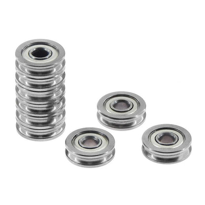 TWO TREES 10pcs U604ZZ U-Groove Bearings