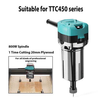 TWO TREES 800W 30000RPM Wood Trimmer Router for TTC450 Series