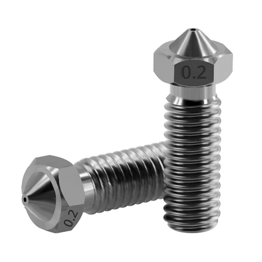 TWO TREES 0.2mm Hardened Steel Volcano Nozzle with M6 Thread