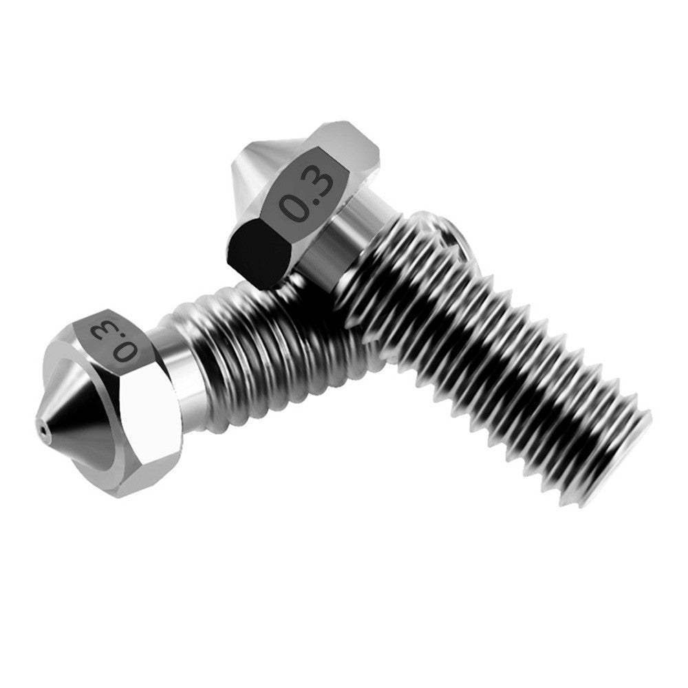 TWO TREES 0.3mm Hardened Steel Volcano Nozzle with M6 Thread