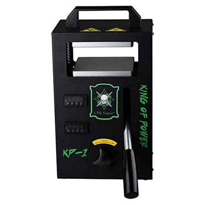 LTQ Vapor KP-1 Rosin Heat Press Machine, Dual 4.5*4.7in Heating Plates, 1000W, 4 Heating Rods, Digital Temperature Control, for Rosin and Dried Flowers