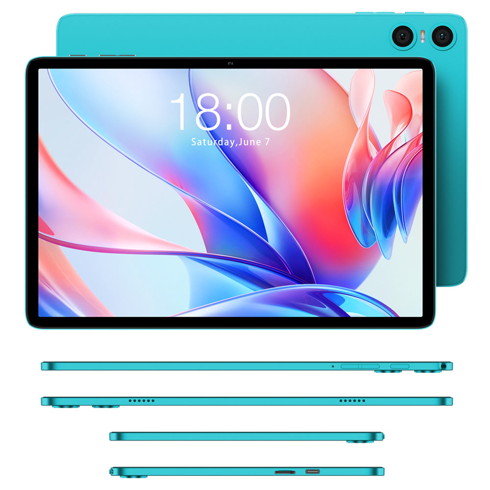 Teclast P30 10.1inch Tablet, Android 14, 4GB RAM 64G ROM, 5MP Al Dual Camera, 1280x800 Resolution, Qcta-Core, 6000mAh Battery, Type-C/GMS/WiFi/Bluetooth/3.5mm Jack
