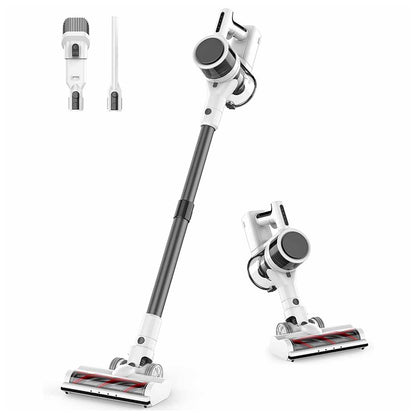 Teendow P11 Pro Cordless Vacuum Cleaner, 126,000Pa Powerful Suction, 30min Runtime, 2200mAh Battery, 450ML Dust Capacity, Quiet Operation ≤75dB, Ideal for Pet Hair &amp; Home Cleaning, White