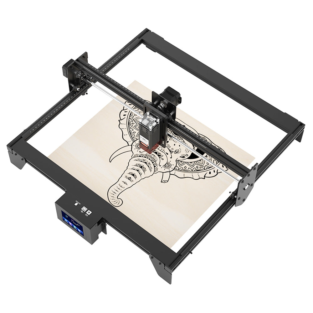 TRONXY Marker40 5.5W DIY Laser Engraver Cutter,  0.15 Fixed Focus Laser, 3.5in Touchscreen, 0.01mm Accuracy, 420x400mm