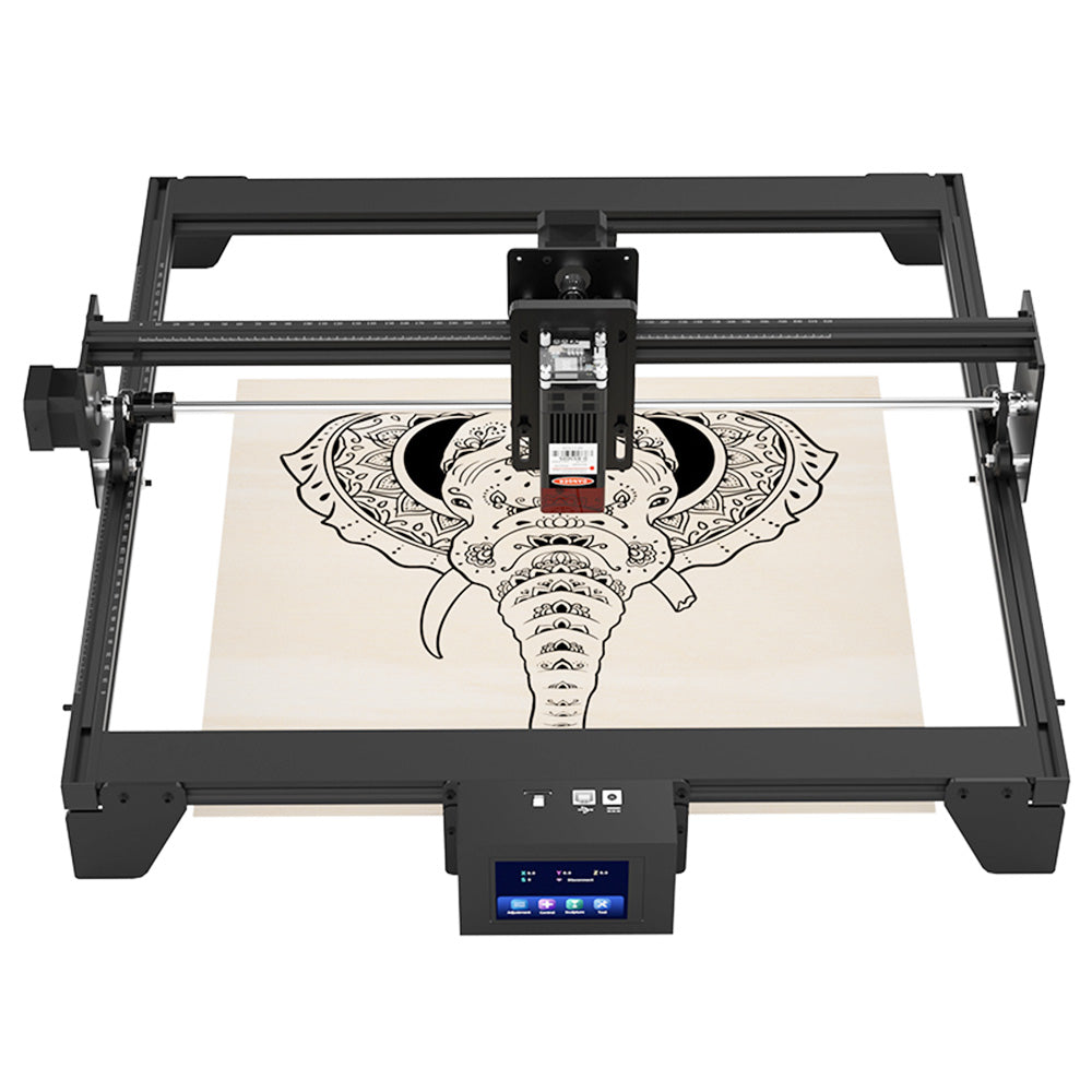 TRONXY Marker40 5.5W DIY Laser Engraver Cutter,  0.15 Fixed Focus Laser, 3.5in Touchscreen, 0.01mm Accuracy, 420x400mm