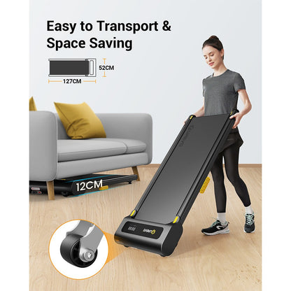 UREVO URTM022 Spacewalk 1 Lite Treadmill, Max Speed 1-6KM/h, Walking Area 102.4*40cm, Max Load 120kg, Remote Control