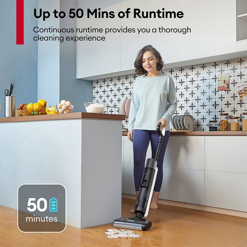 Ultenic AC1 Elite Cordless Vacuum And Mop with Self-Cleaning, Up to 50min Runtime, Smart Dirt Detection, 3 Cleaning Mode, LCD Display, Dual Tank, Self-propelled, Great for Hard Floors and Sticky Messes